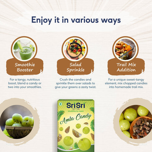 Sri Sri Tattva Amla Candy - Plain Flavour, Healthy & Digestive